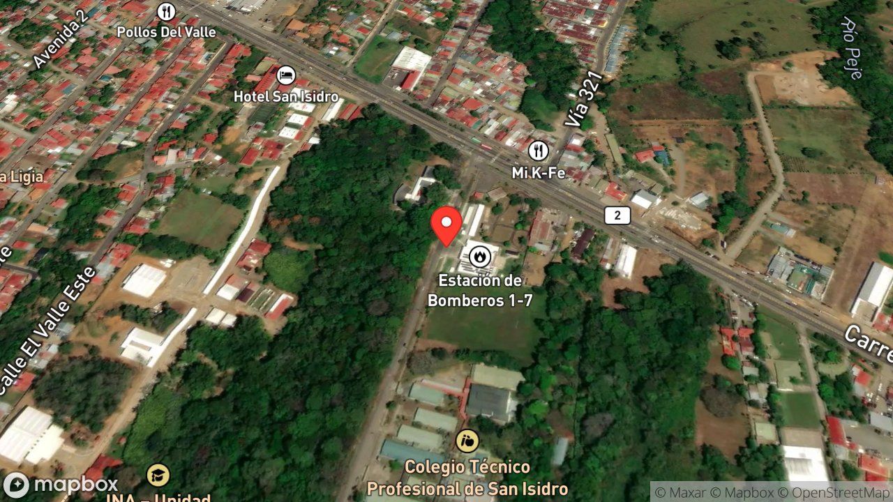 Mapa del incidente RESCATE DE PERSONA EN UN GUINDO DE 50 METROS DE PROFUNDIDAD CON MAQUINARIA PESADA