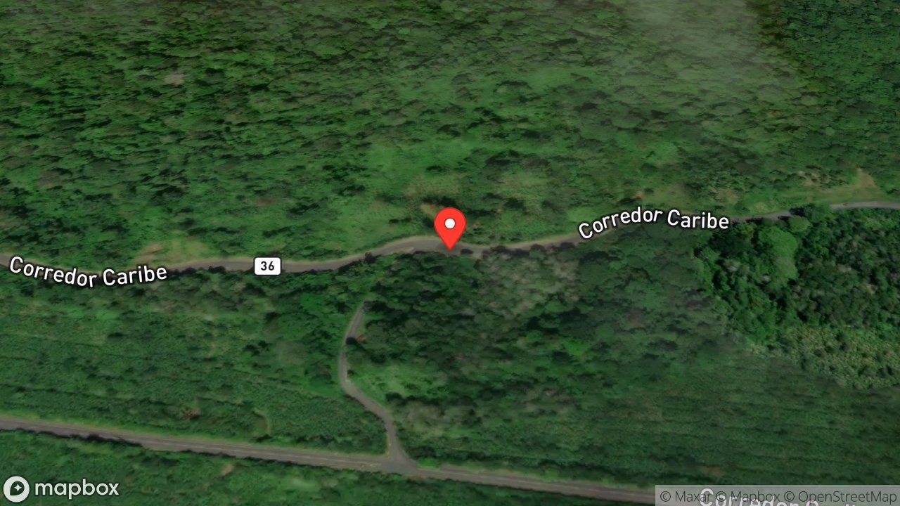 Mapa del incidente FUEGO EN MICROBUS