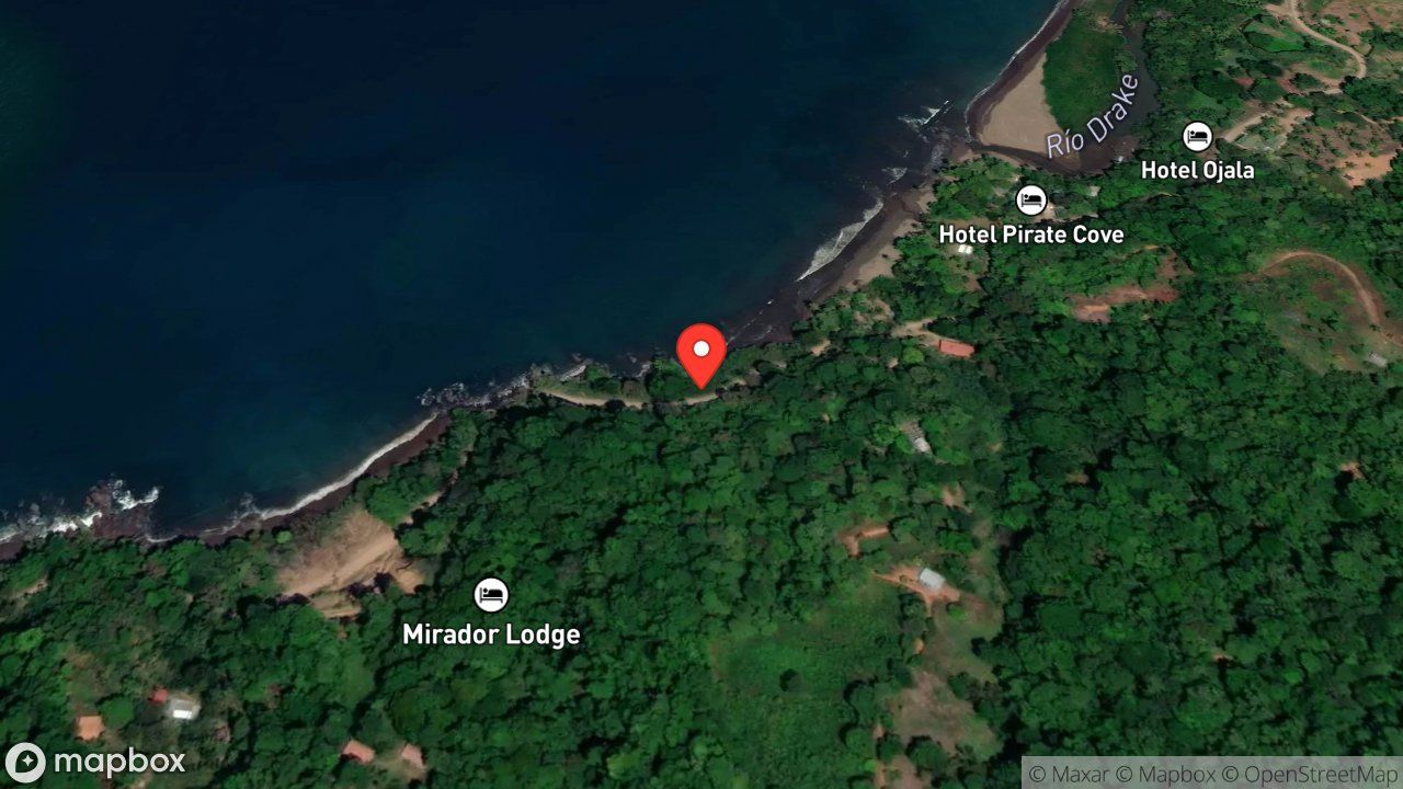 Mapa del incidente ESTACION DE PUERTO JIMENEZ REPORTA FUEGO EN EMBARCACION