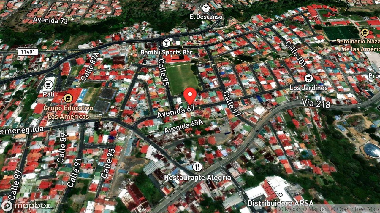 Mapa del incidente FUEGO EN VIVIENDA