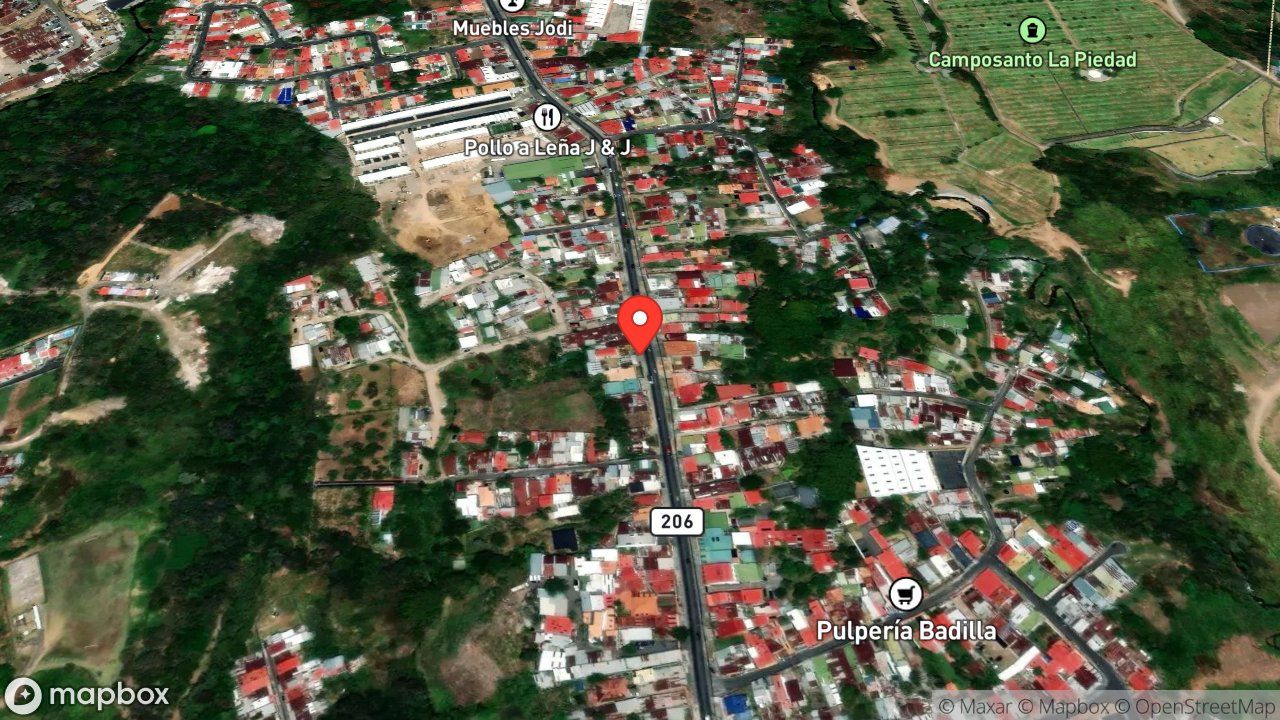 Mapa del incidente SERPIENTE EN VIVIENDA