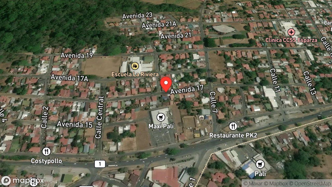 Mapa del incidente FUEGO EN VIVIENDA