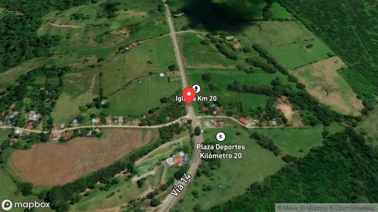 Mapa del incidente V146 REPORTA PERSONA EXTRAVIADA