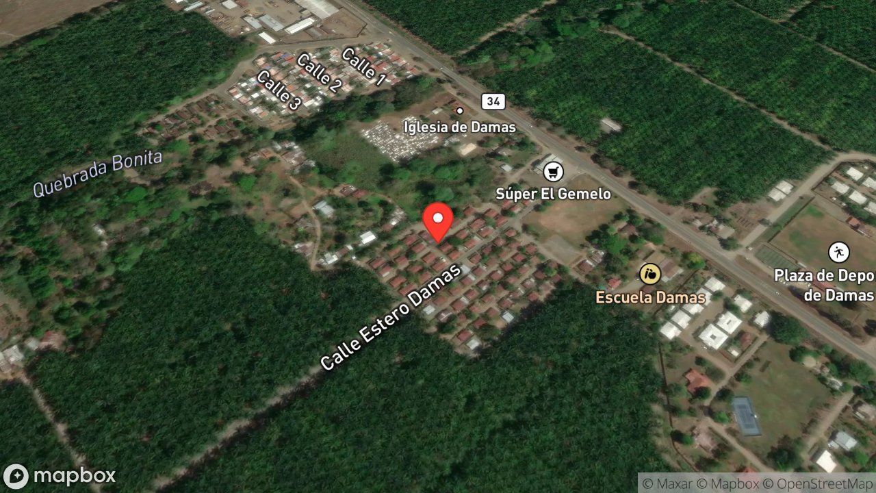 Mapa del incidente FUEGO EN VIVIENDA