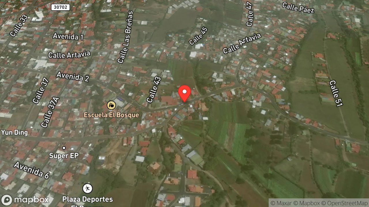 Mapa del incidente RESCATE DE CANINO ATRAPADO EN UNA TUBERIA