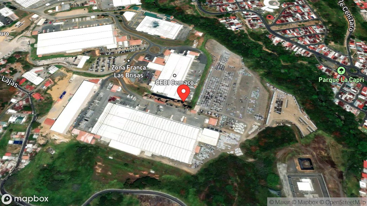 Mapa del incidente FUEGO EN BODEGA