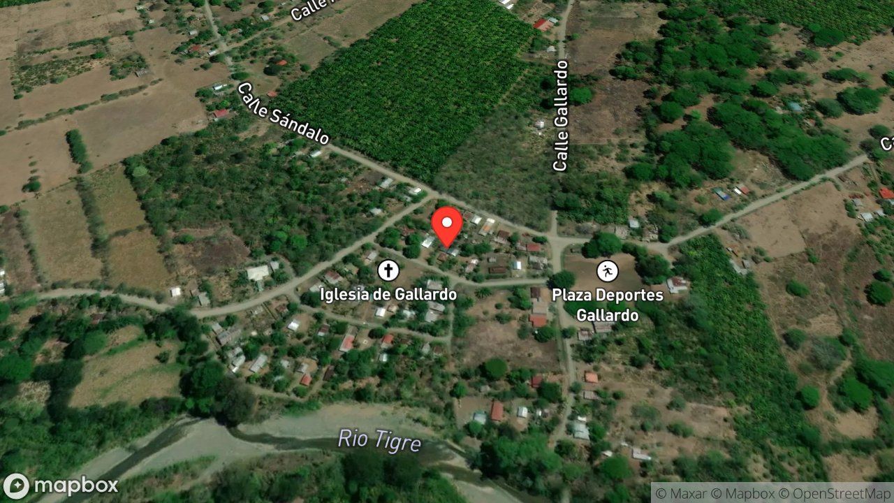 Mapa del incidente ESTACION DE PUERTO JIMENEZ REPORTA FUEGO EN VIVIENDA