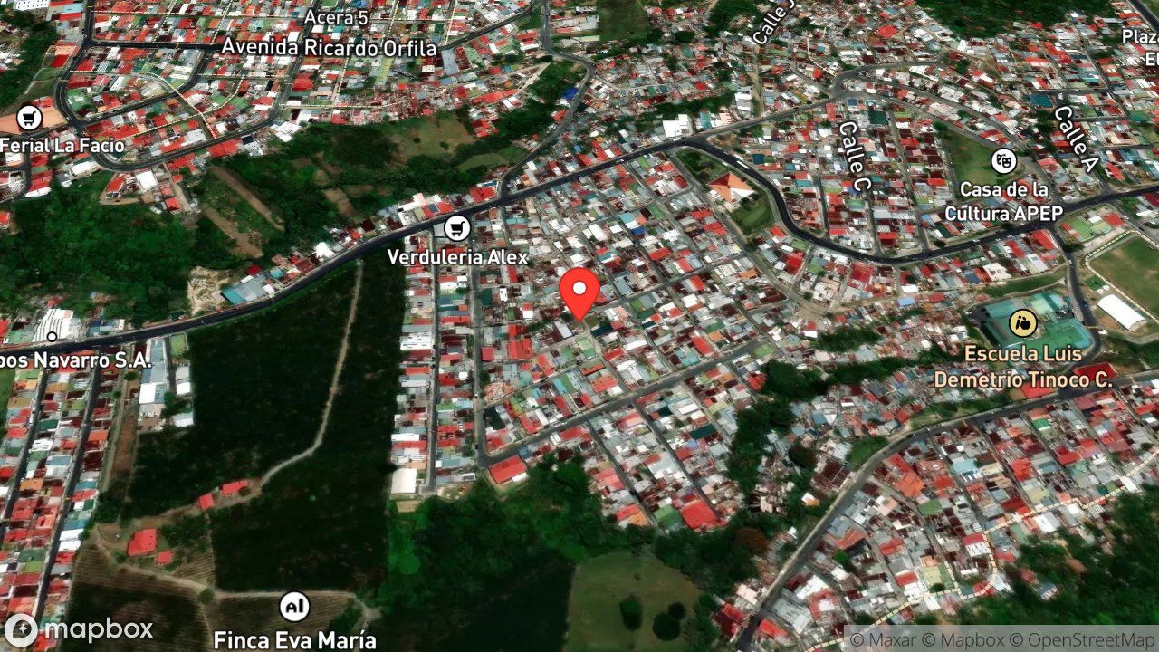 Mapa del incidente FUEGO EN VIVIENDA