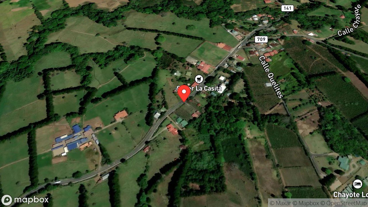 Mapa del incidente QUEMA DE CHARRAL CON AMENAZA