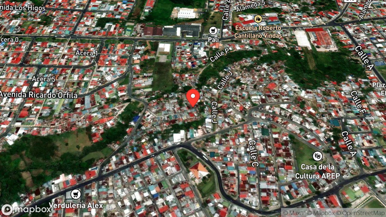 Mapa del incidente FUEGO EN VIVIENDA