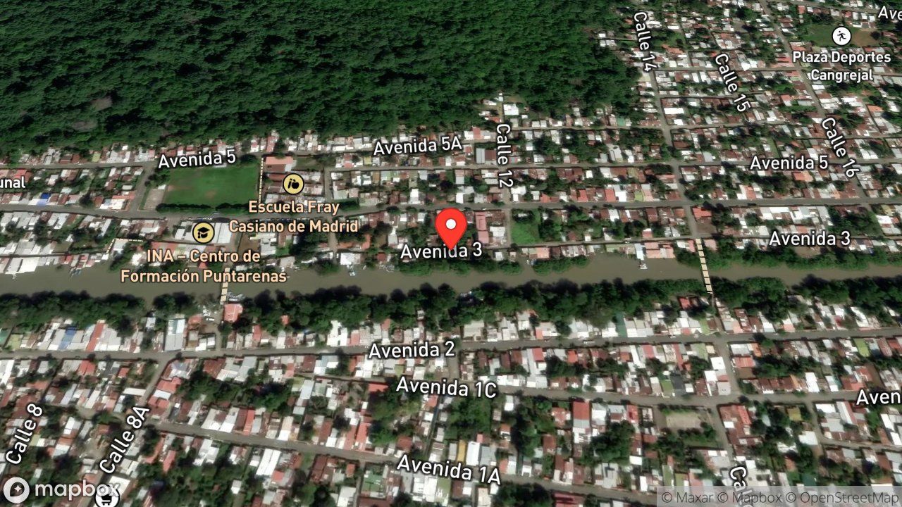 Mapa del incidente FUEGO EN VIVIENDA