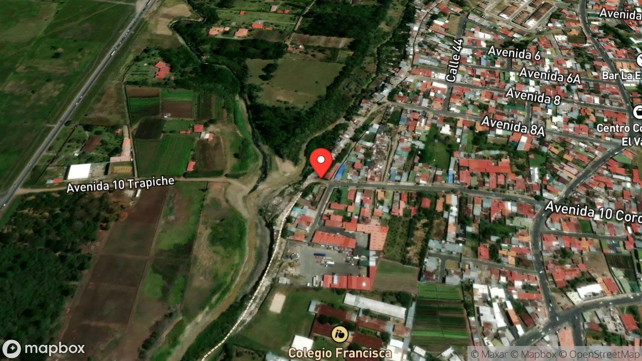 Mapa del incidente FUEGO EN ESTRUCTURA