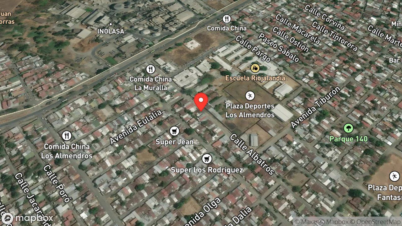 Mapa del incidente FUEGO EN VIVIENDA