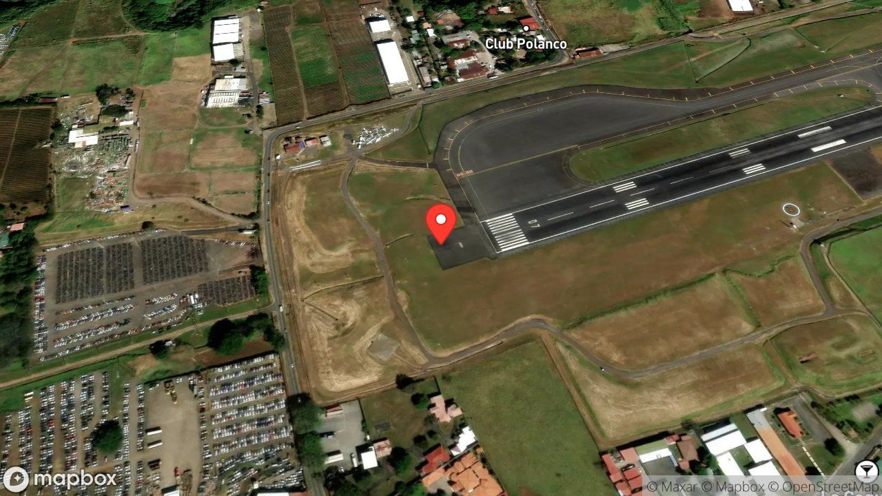 Mapa del incidente ESTACION AEROPPUERTO JUAN SANTAMARIA REPORTA QUEMA DE CHARRAL