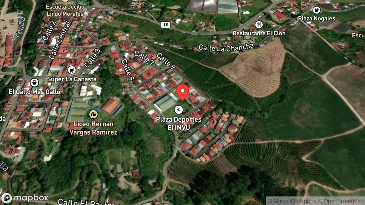 Mapa del incidente SERPIENTE