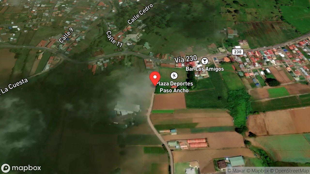 Mapa del incidente QUEMA DE CHARRAL CON AMENAZA