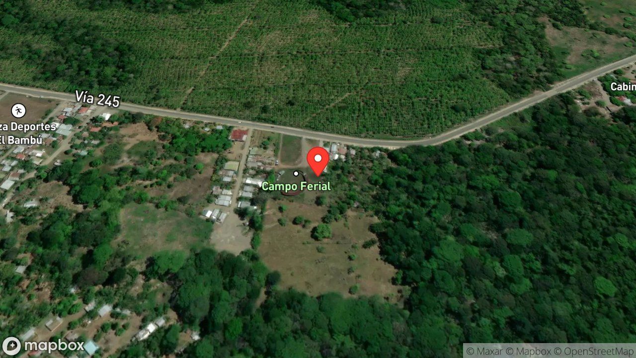 Mapa del incidente AMENAZA DE SERPIENTE