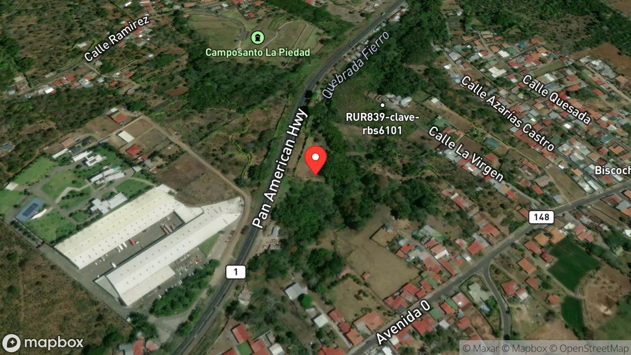 Mapa del incidente QUEMA DE CHARRAL