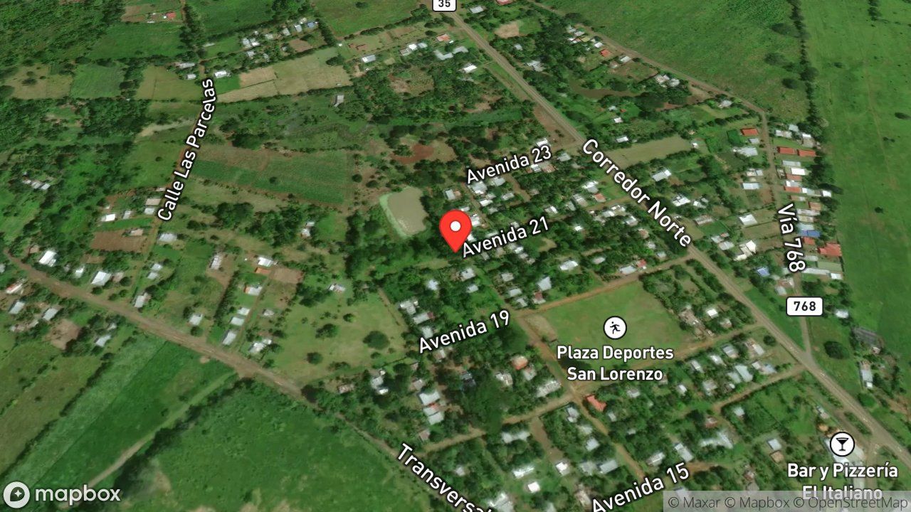 Mapa del incidente ESCAPE DE GAS LP EN UN CILINDRO DE 25 LIBRAS