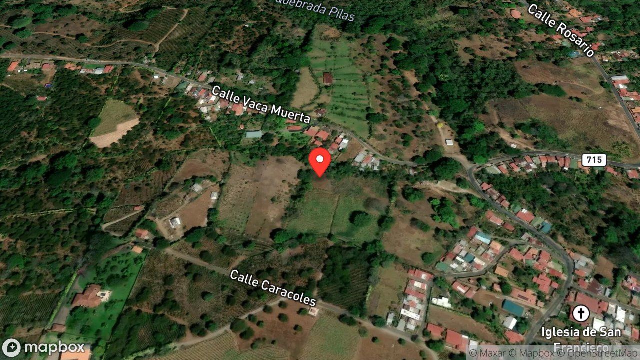 Mapa del incidente QUEMA DE CHARRAL CON AMENAZA