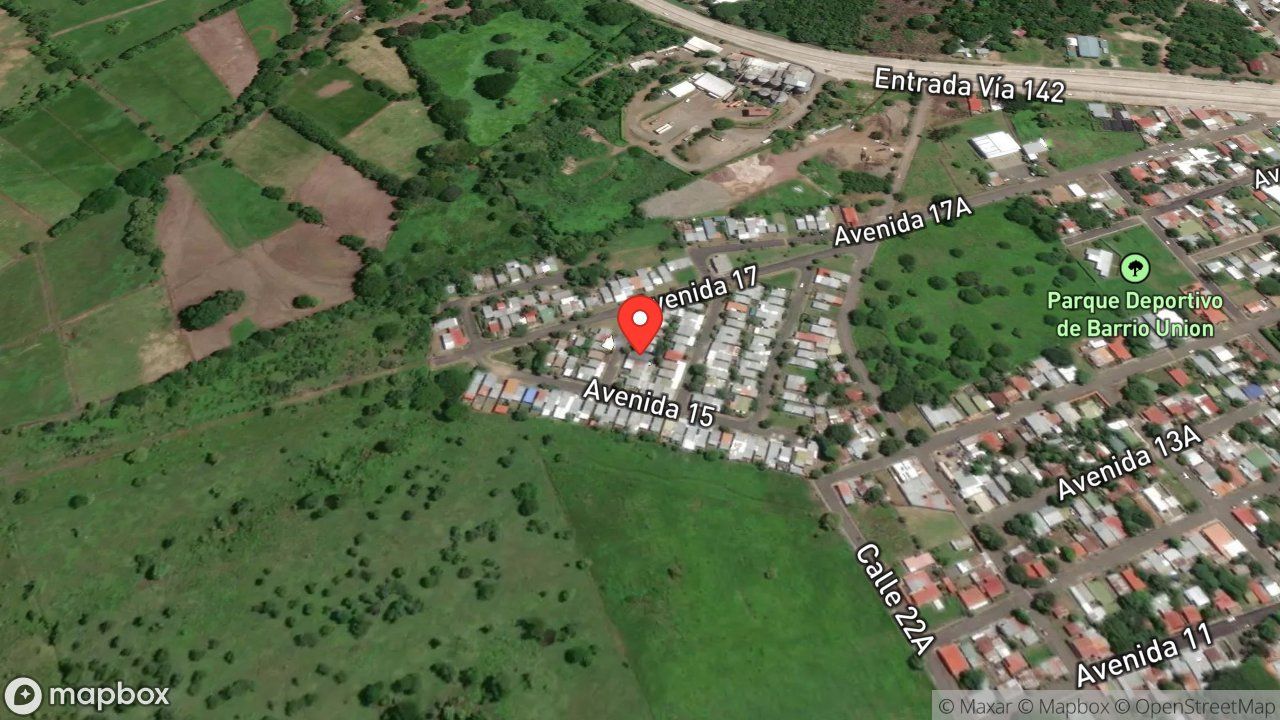 Mapa del incidente QUEMA DE DESECHOS