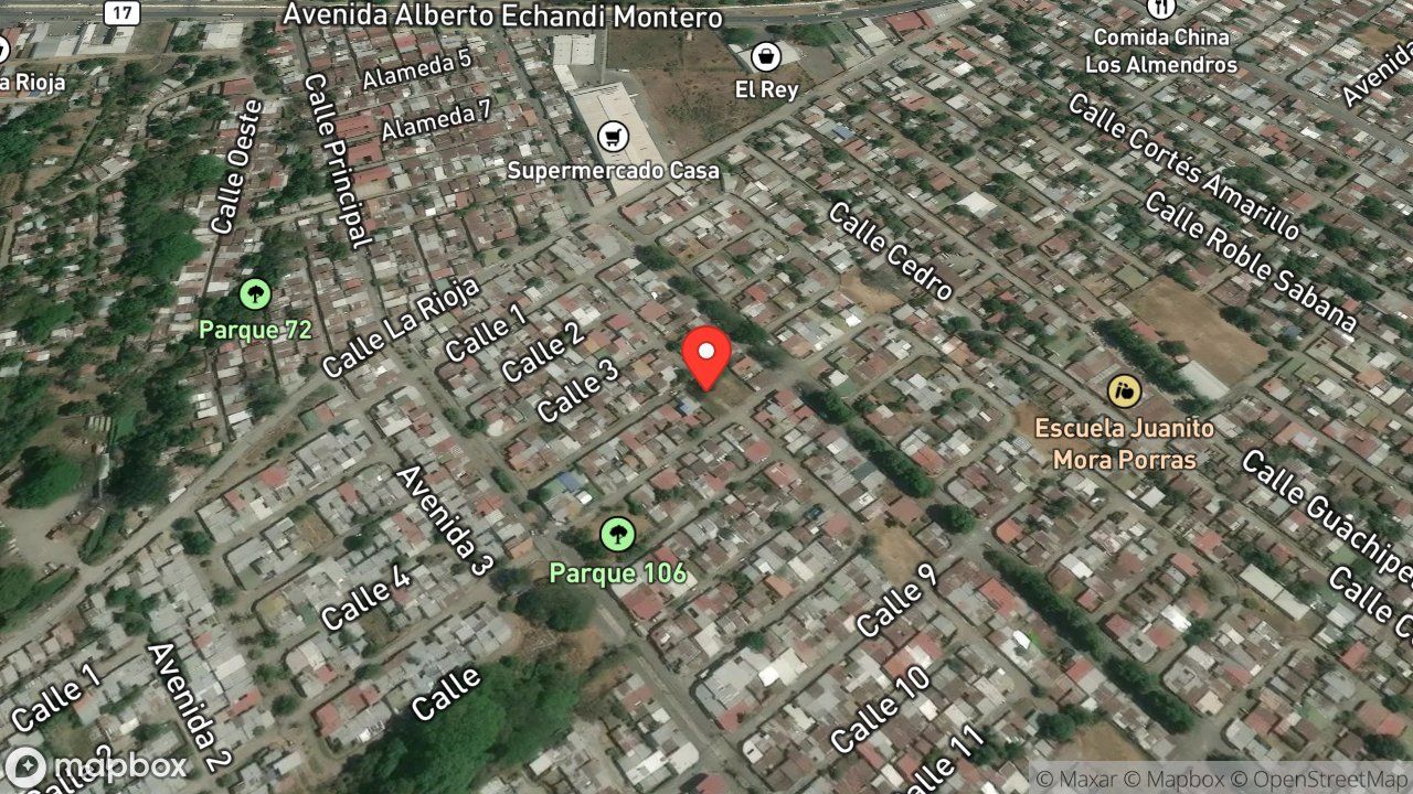 Mapa del incidente QUEMA DE CHARRAL CON AMENAZA