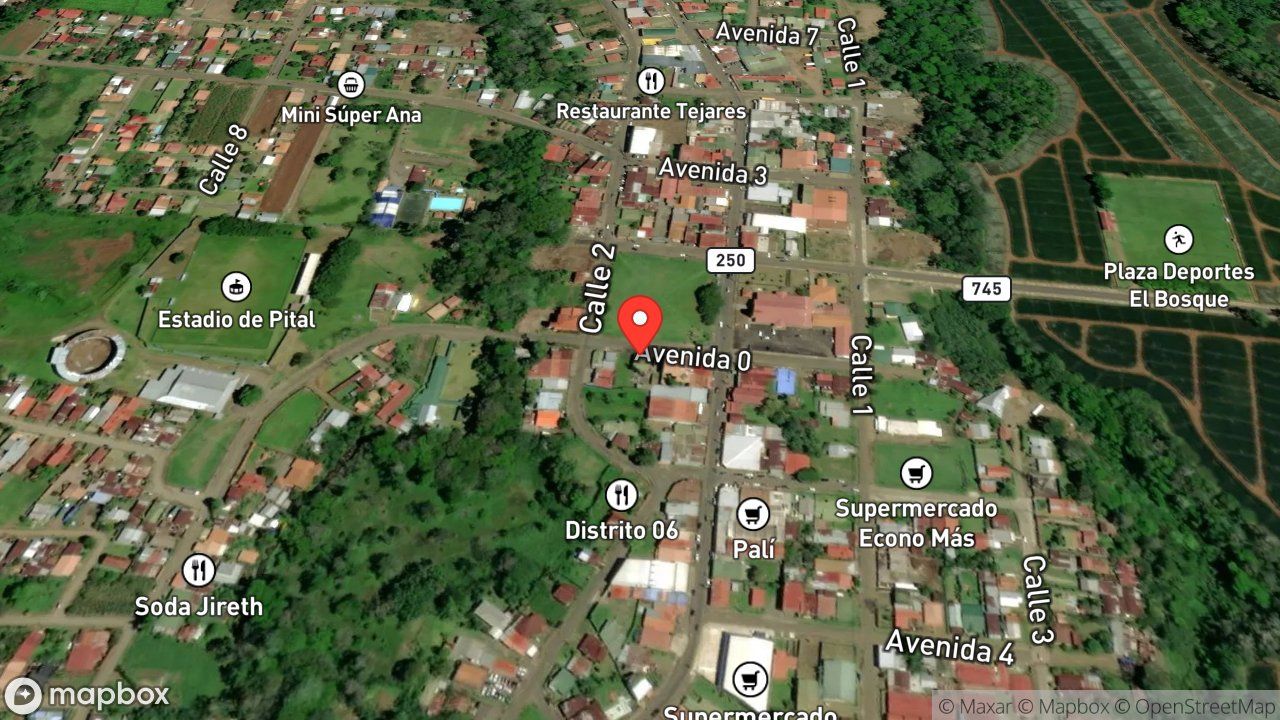 Mapa del incidente ESTACION DE PITAL REPORTA RESCATE DE FELINO