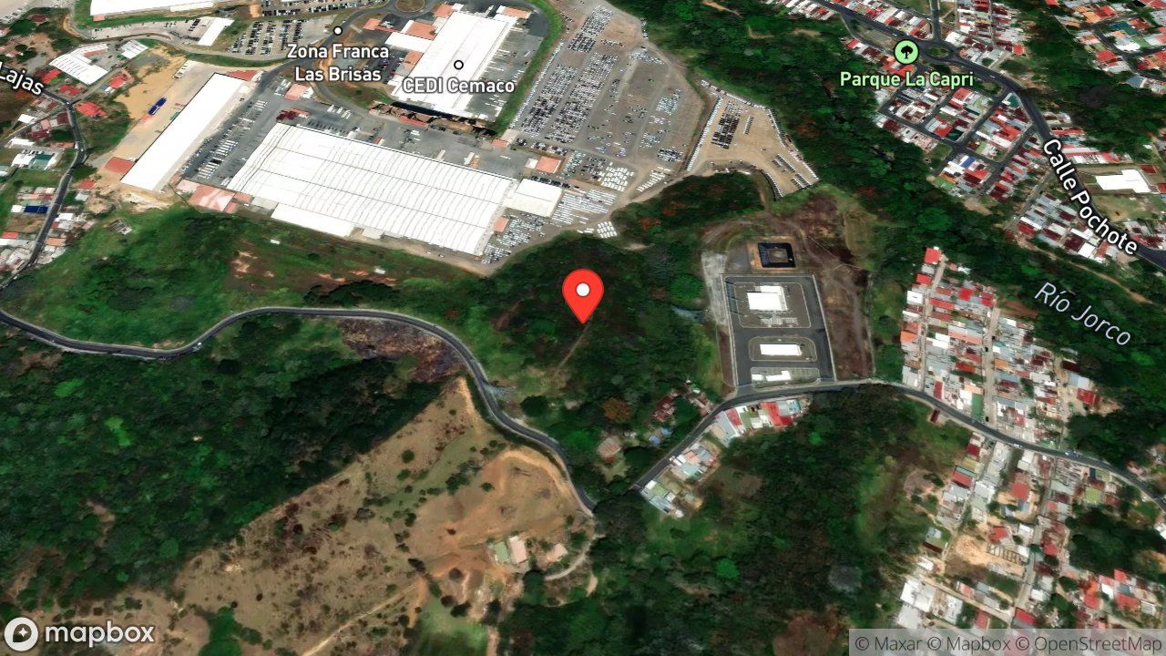 Mapa del incidente QUEMA DE CHARRAL