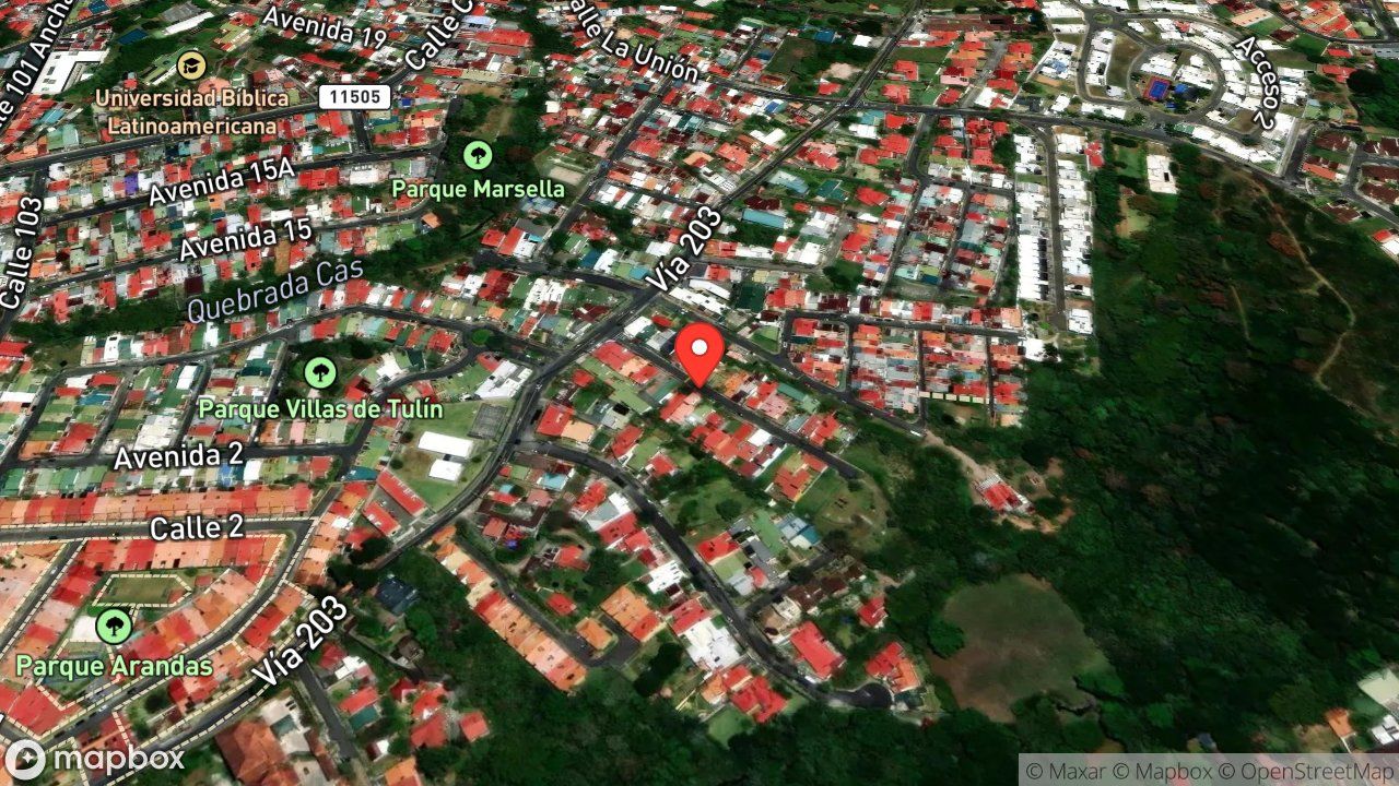 Mapa del incidente SERPIENTE EN VIVIENDA