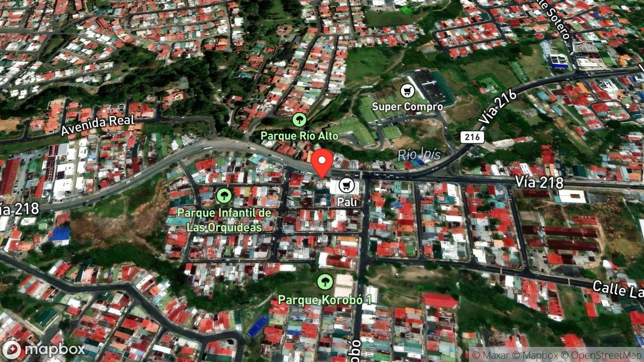 Mapa del incidente QUEMA DE CHARRAL CON AMENAZA