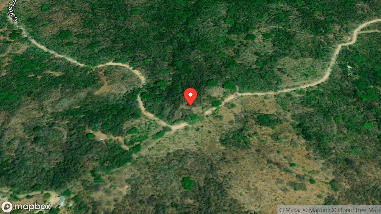 Mapa del incidente QUEMA DE CHARRAL