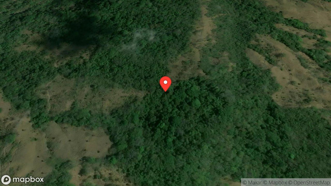 Mapa del incidente QUEMA DE CHARRAL