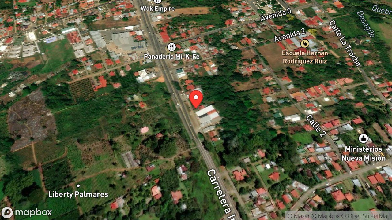 Mapa del incidente ENJAMBRE DE ABEJAS EN VIVIENDA