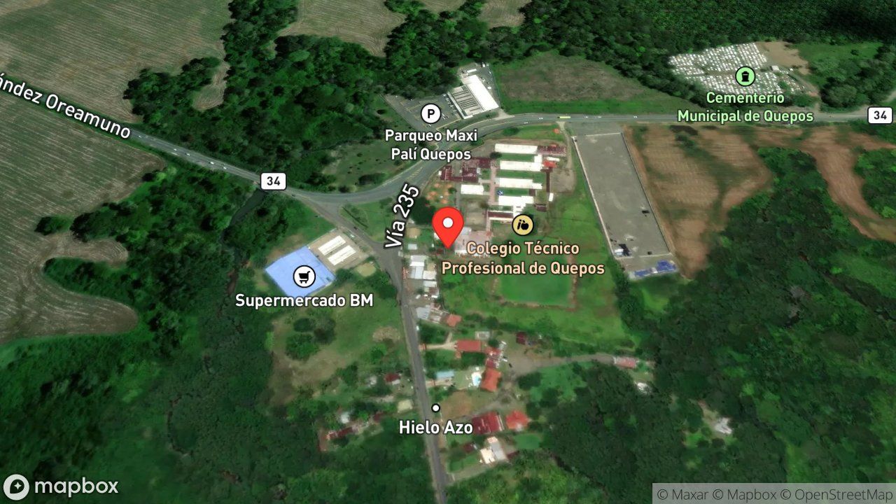 Mapa del incidente ESTACION DE QUEPOS REPORTA SERPIENTE EN VIVIENDA