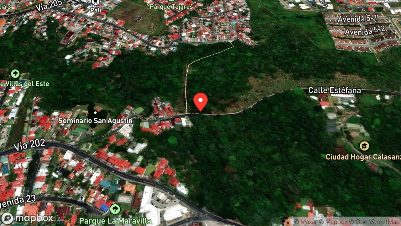 Mapa del incidente RESCATE DE PEREZOSO ENREDADO EN ALAMBRE DE PUAS