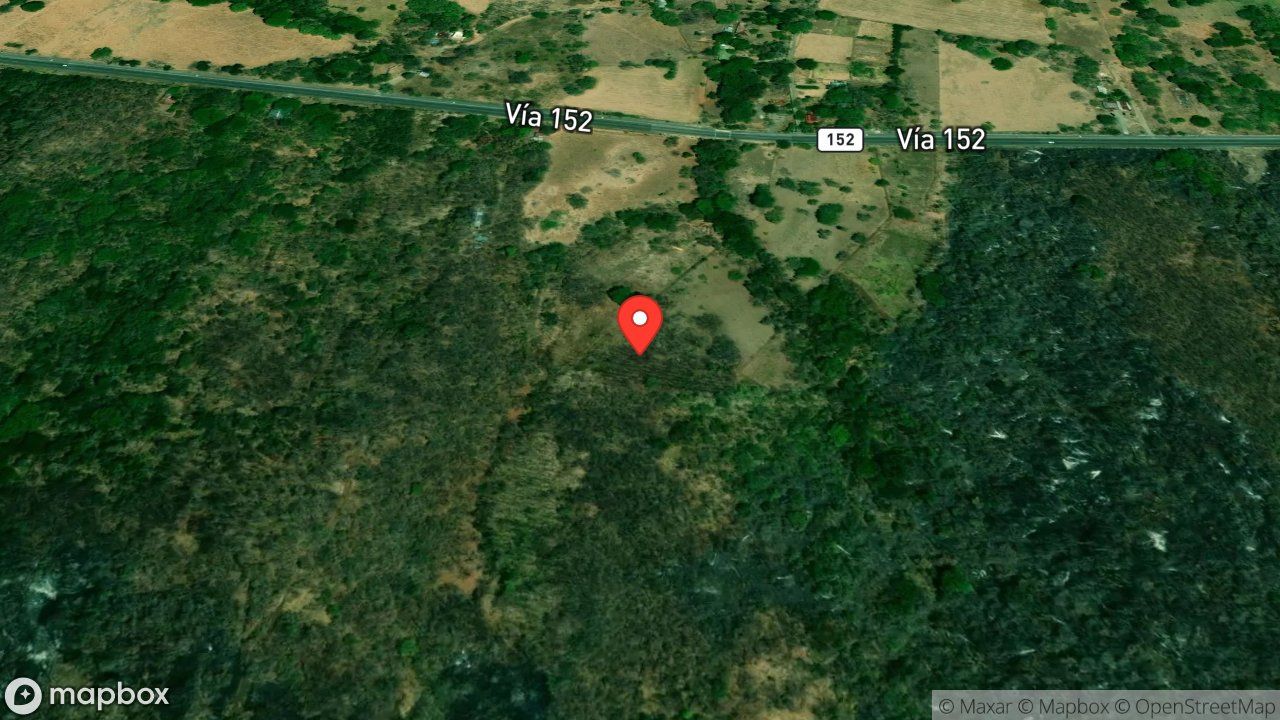 Mapa del incidente QUEMA DE CHARRAL