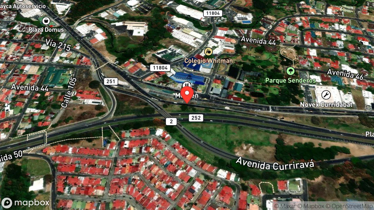 Mapa del incidente COLISION MULTIPLE CON PACIENTES ATRAPADOS