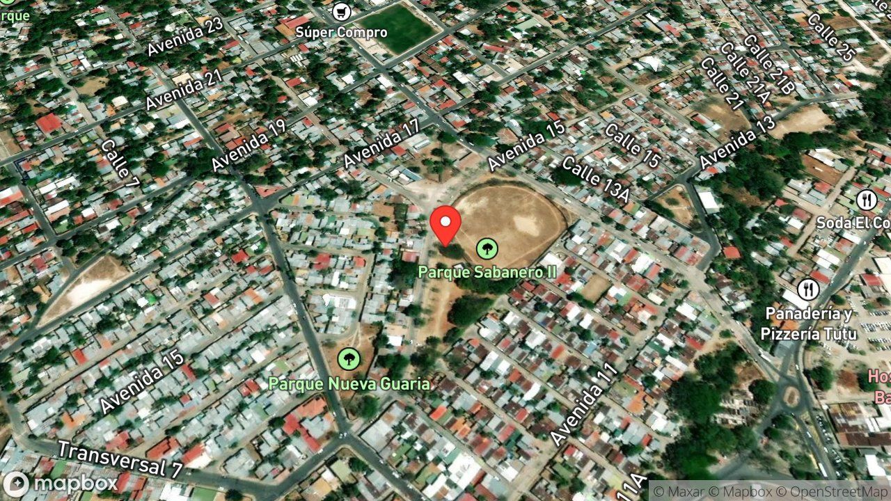 Mapa del incidente QUEMA DE DESECHOS