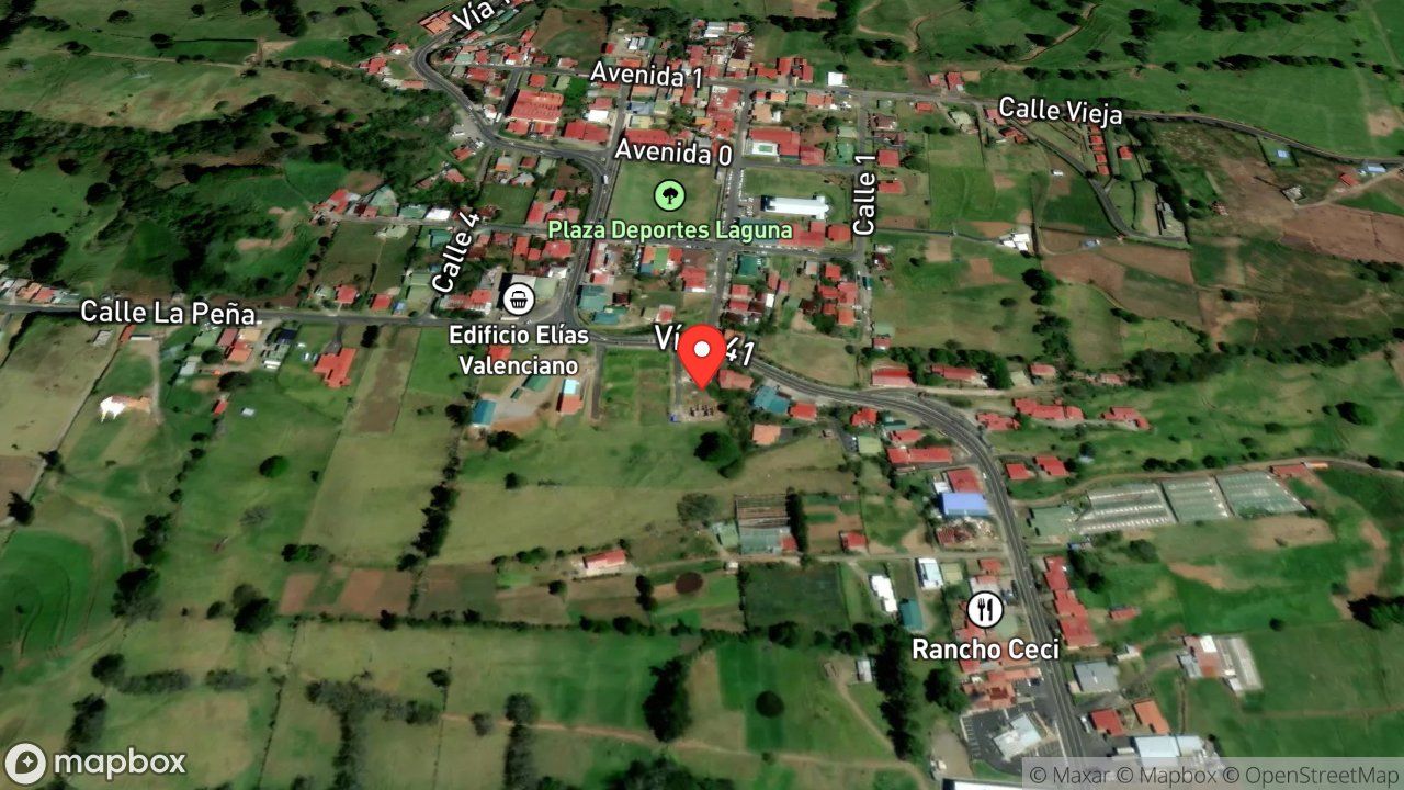 Mapa del incidente ESTACION DE ZARCERO REPORTA RESCATE ANIMAL