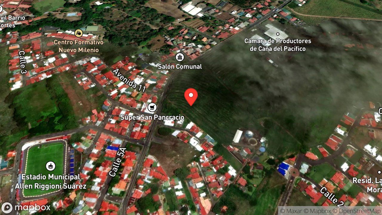 Mapa del incidente QUEMA DE CHARRAL CON AMENAZA