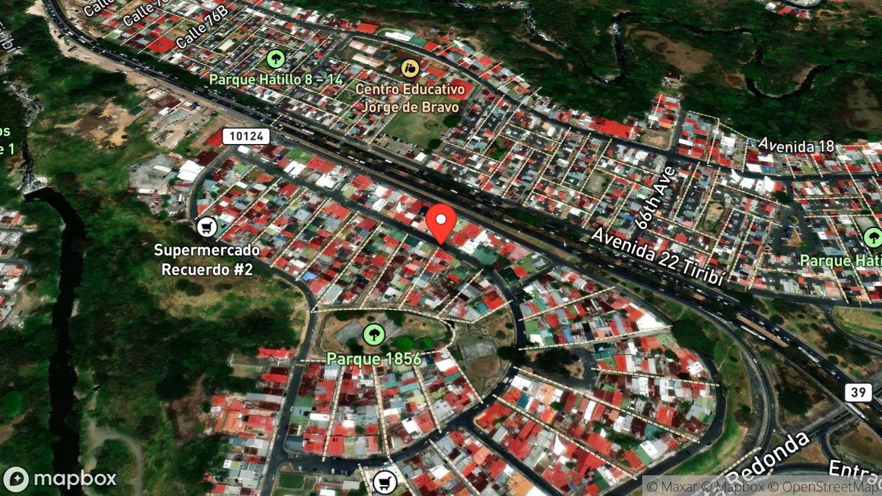 Mapa del incidente FUEGO EN IGLESIA