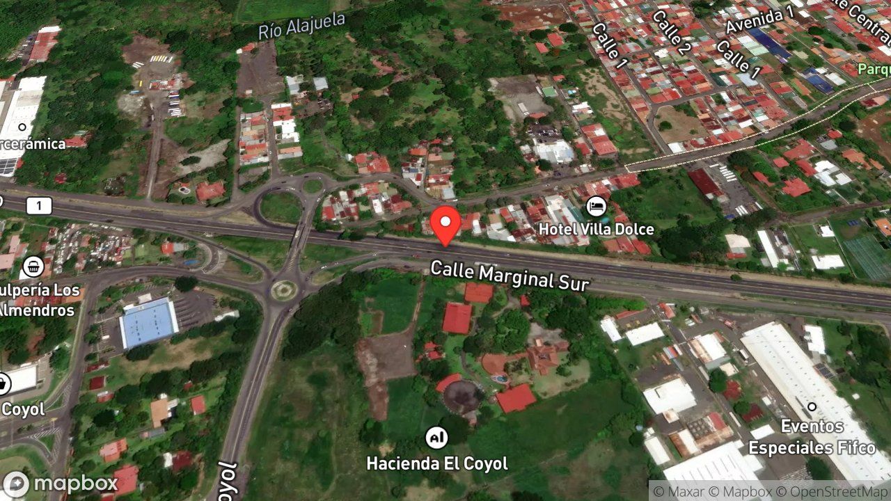 Mapa del incidente QUEMA DE CHARRAL