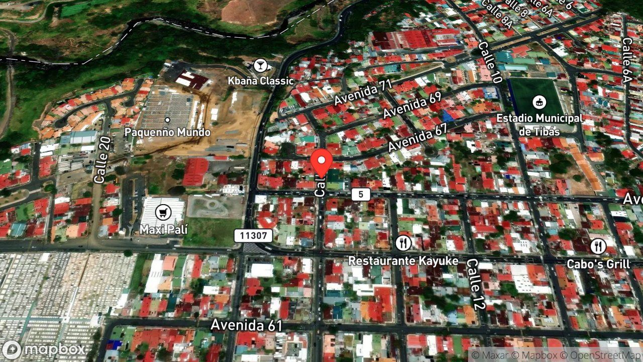 Mapa del incidente AMENAZA DE SERPIENTE