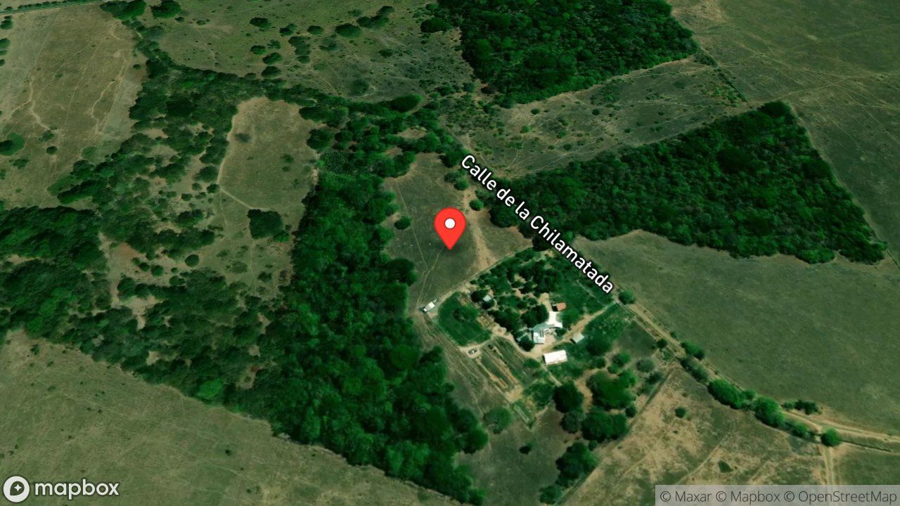 Mapa del incidente QUEMA DE CHARRAL
