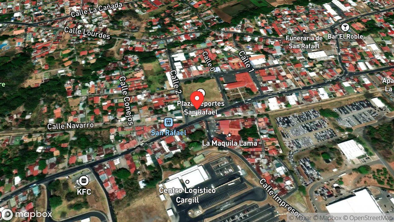 Mapa del incidente FUEGO EN CENCINAI