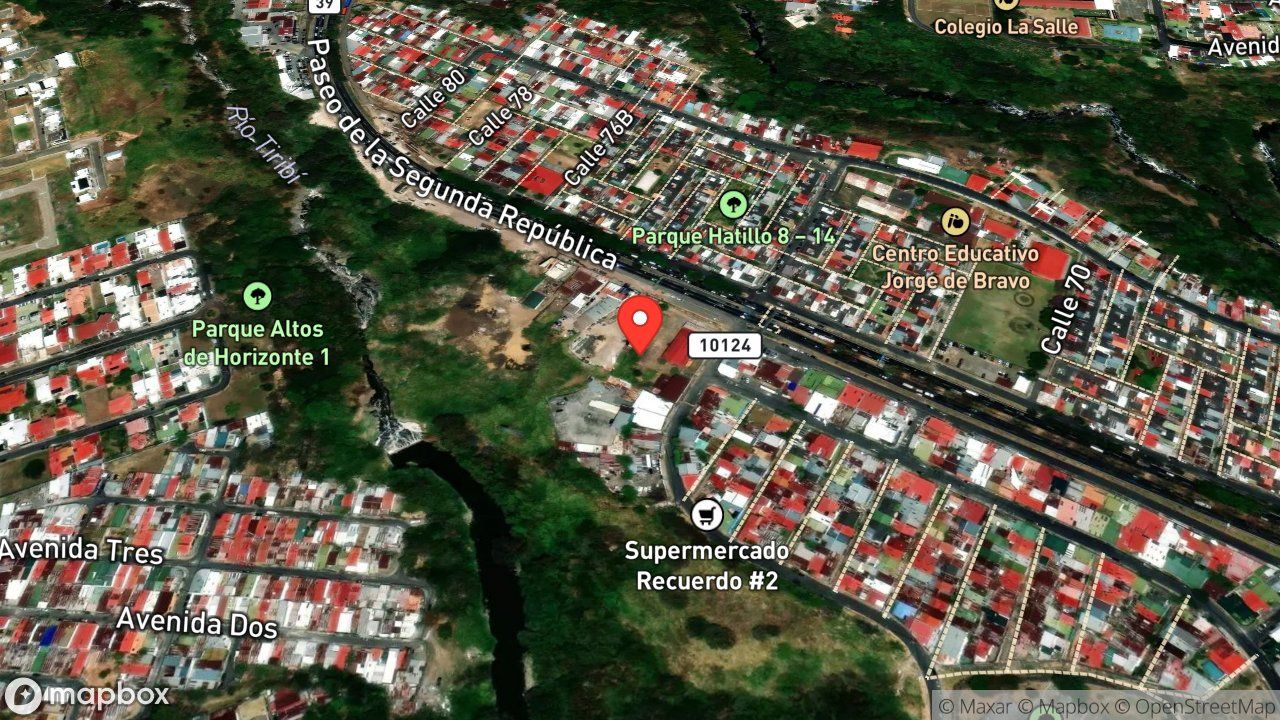 Mapa del incidente FUEGO EN LOCAL COMERCIAL