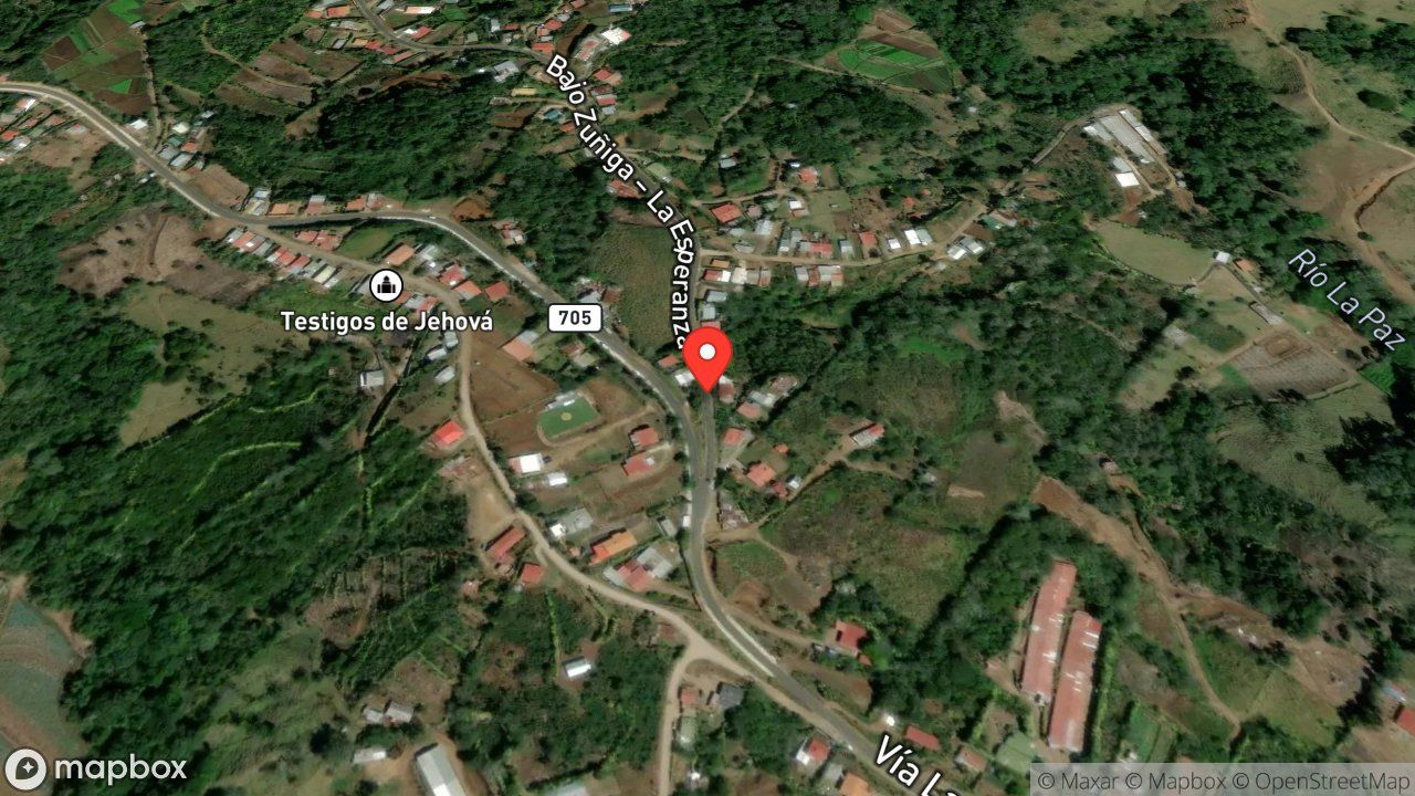 Mapa del incidente ENJAMBRE DE ABEJAS