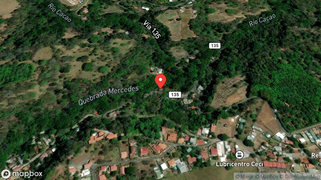 Mapa del incidente QUEMA DE CHARRAL