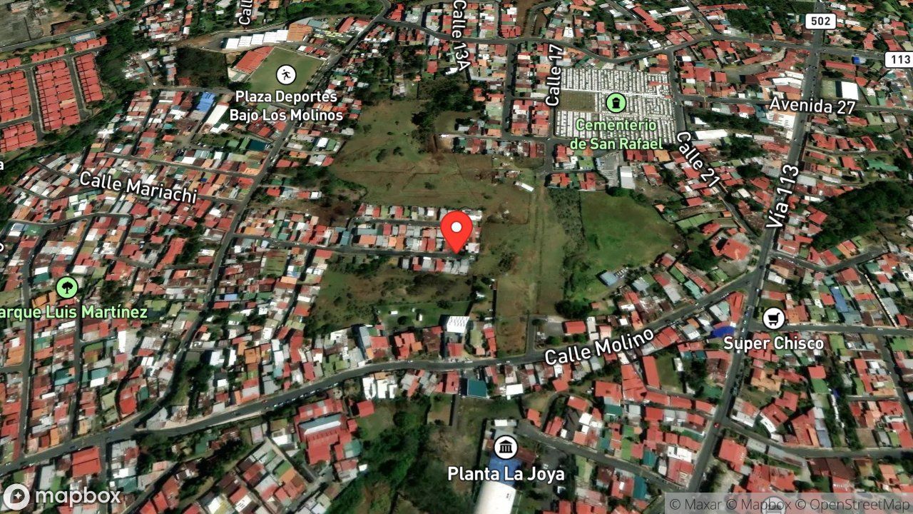 Mapa del incidente QUEMA DE CHARRAL CON AMENAZA