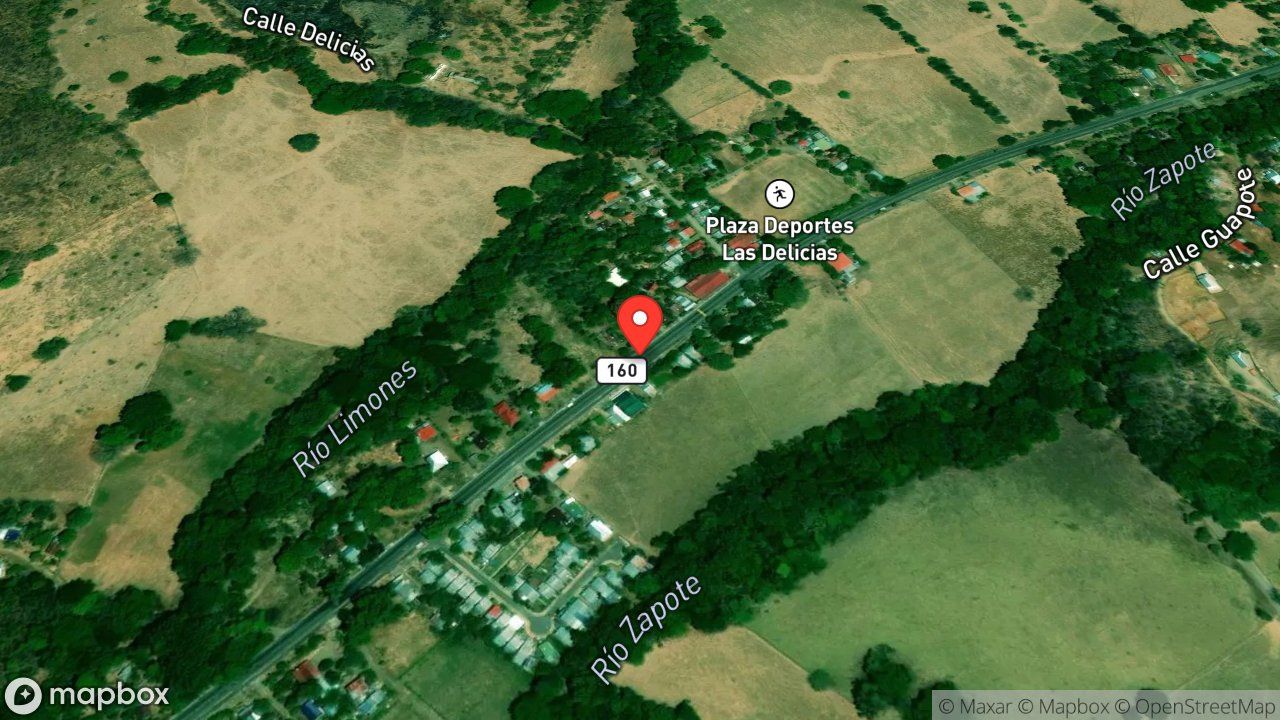 Mapa del incidente COLISION DE VEHICULO CONTRA VEHICULO DE CARGA PESADA CON PERSONA PRENSADA